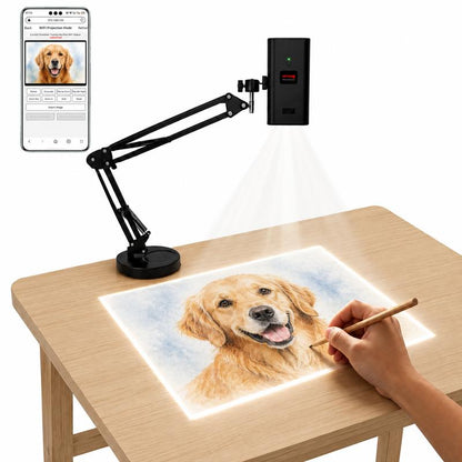 Wireless 360° Art Tracing Projector