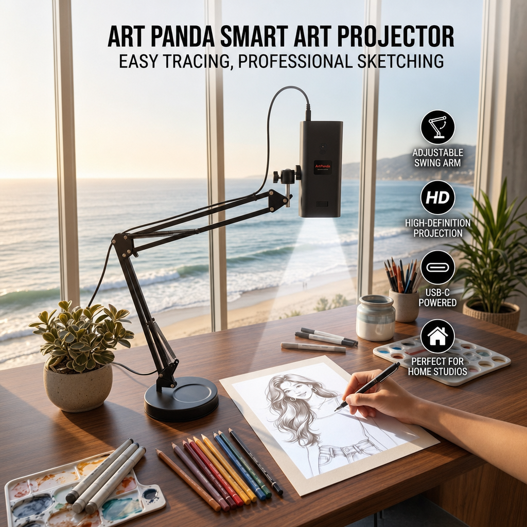 Wireless 360° Art Tracing Projector